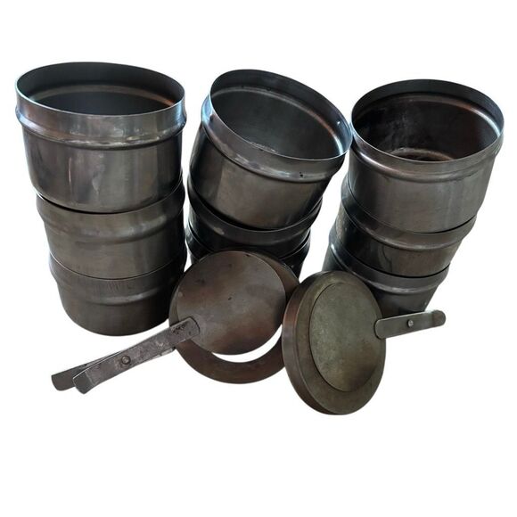 9 Chafer Fuel Holders With 2 Lids - Picture 1 of 5